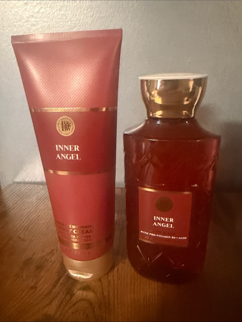 Bath & Body Works Body Lotion (8 fl oz) & Shower Gel (10 fl oz) - Inner Angel
